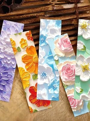 Marque Page Aquarelle Fleurs 7